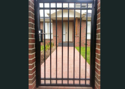 single swinging gates