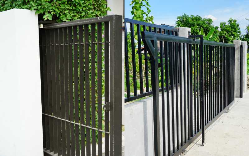 Side Clearance for Sliding Gates