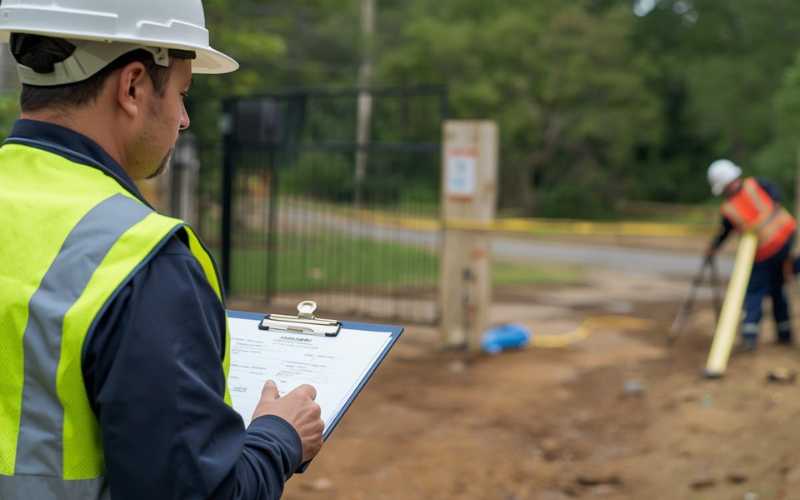 Site Assessment for gate installation